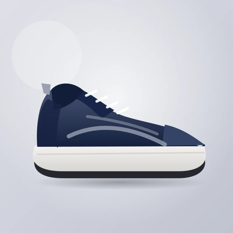Aurora Canvas Low in Navy