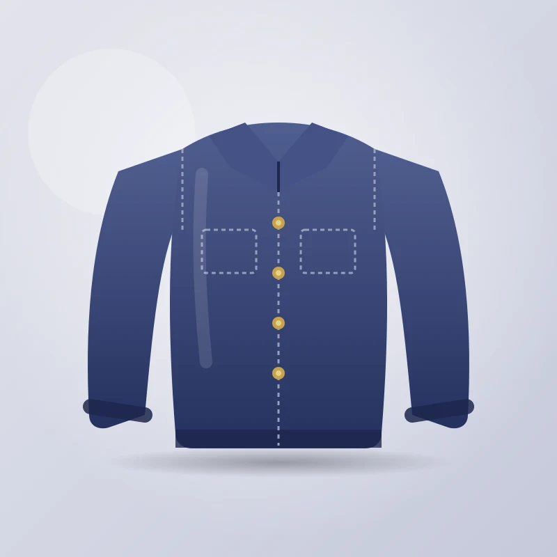 Denim Trucker Jacket in Indigo